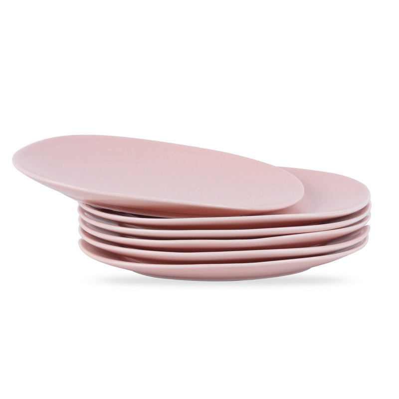 Stone Lain Delilah Salad Plate Set Porcelain, Blush