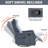 Heat Massage Manual Recliner Chair With Rocker And Swivel In Fabric For Living Room-1062176562