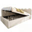 Lit de jour rembourré avec rangement hydraulique-1299295350