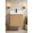 Bueche 24" Single Floating Bathroom Vanity With Engineered Quartz Top
