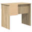 Desk With Storage 90X49.5X75 Cm Engineered Wood-1180151893