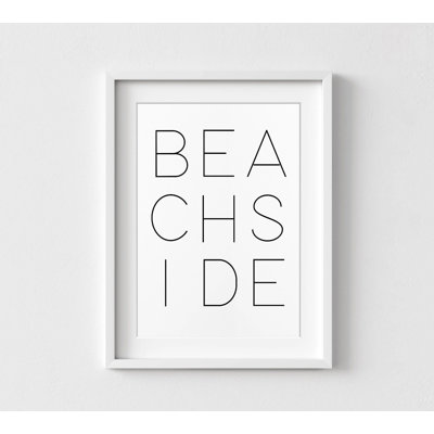 Reproduction de bord de mer, impression Airbnb, impression de vie nautique, signe mural côtier, impressions de citations de plage, art mural citations en noir et blanc