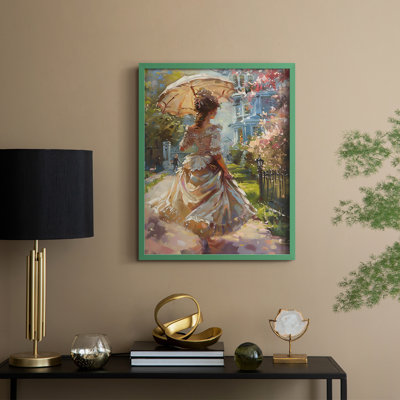 «WOMEN Series DCCLVII», reproduction encadrée - bois massif