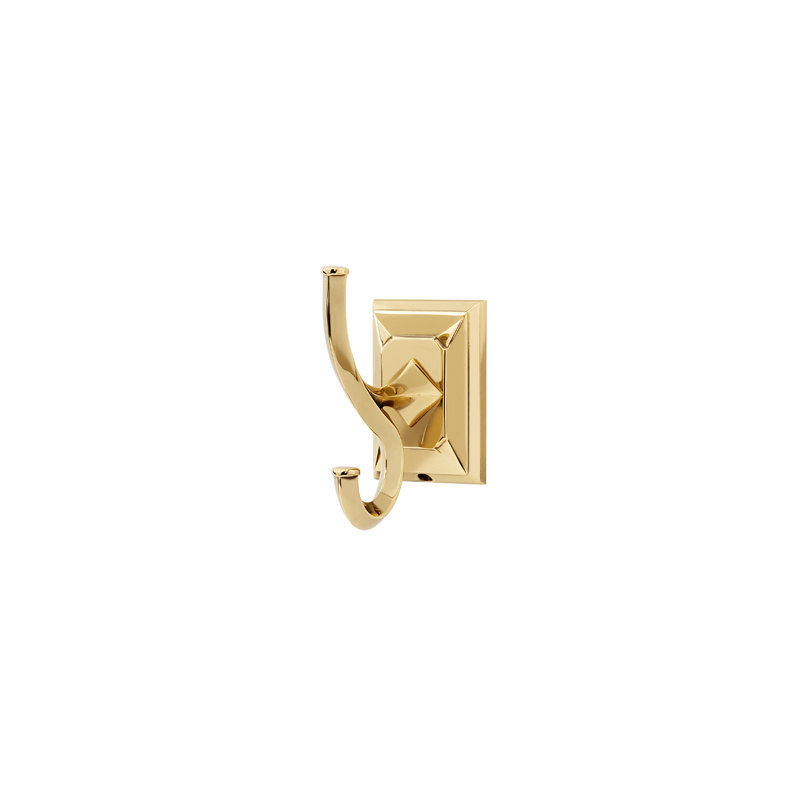 Single Robe Hook, Polished Antique