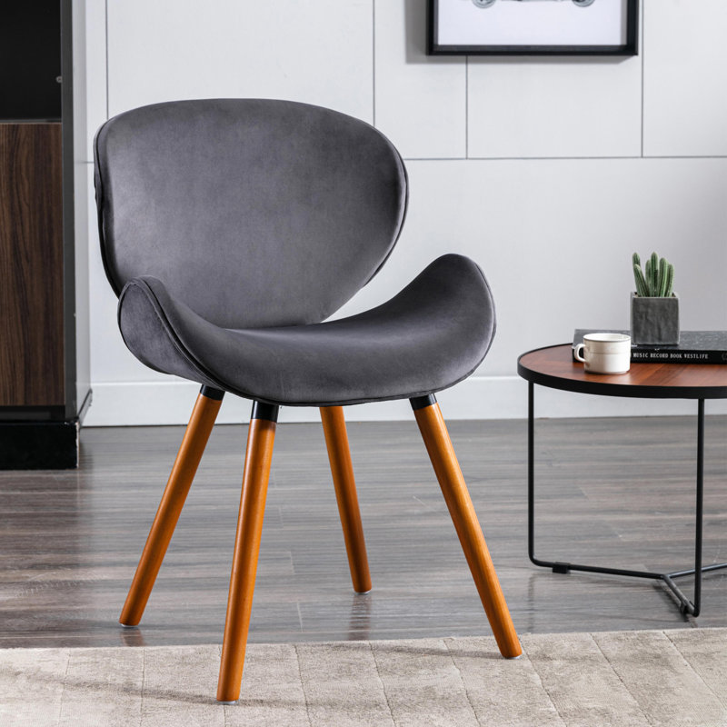 Chaise d'appoint Beeman, Gris foncé