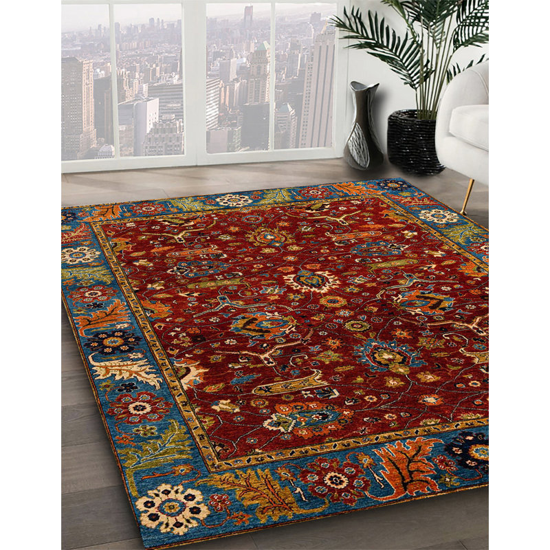 Marda Oriental Indoor Rug, Square 3'