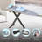 Metal Panel Iron Board with Iron Mat, Heat & Scorch Resistant Cover, Adjustable Height Heavy Duty Ironing Board