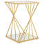 Table de bout avec tablette de plancher