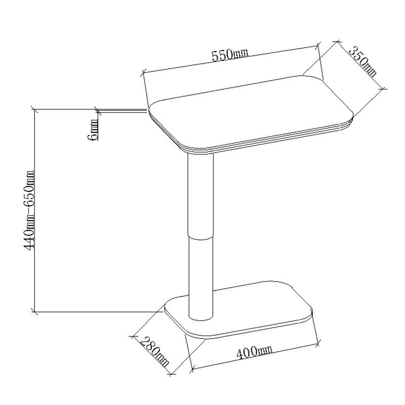 Sabit 35cm Stone Top Console Table, Beige