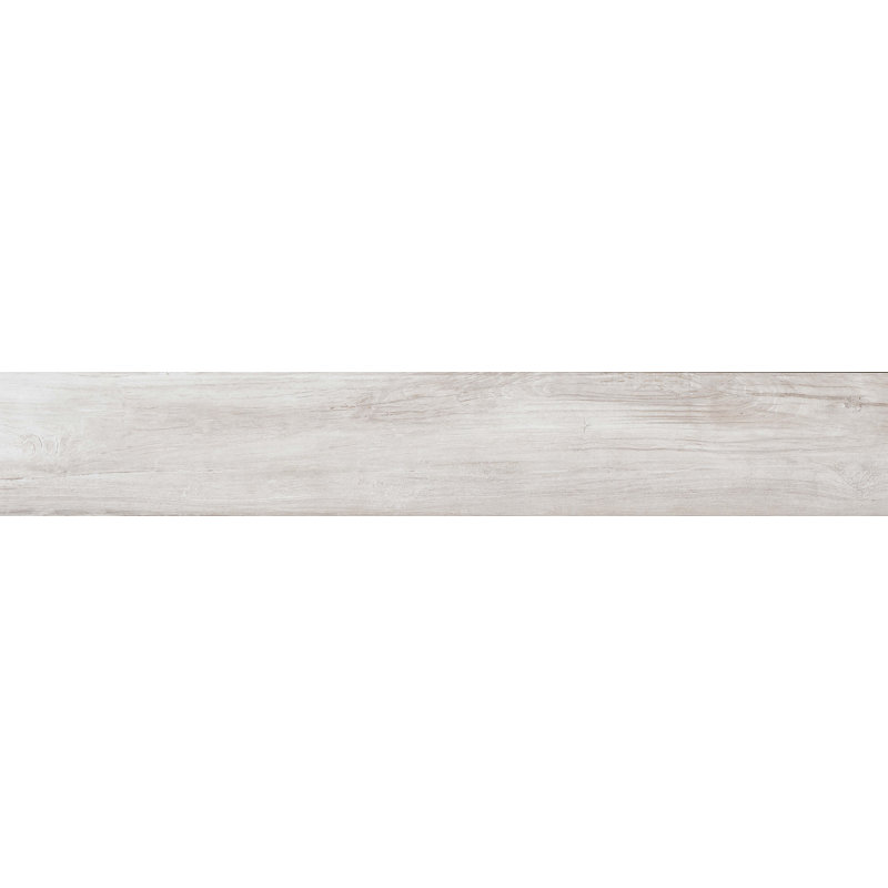 Shine 8" x 48" Porcelain Wood Look Wall & Floor Tile, Ivory