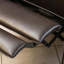 Fauteuil inclinable capitonné en tissu