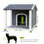 Niche pour chien d'extérieur en bois, cage pour chien imperméable, cage pour chien résistante au vent et chaude, cages pour chiens de taille moyenne, animaux de compagnie, animaux faciles à assembler