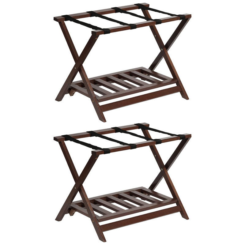 Porte-bagages pliable en bois