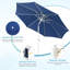 Parasol d'extérieur 9 pi 9 pi-945451272