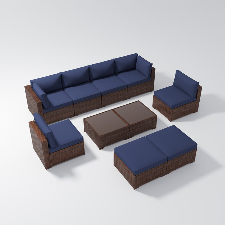 8 - Person Outdoor Seating Group with Cushions