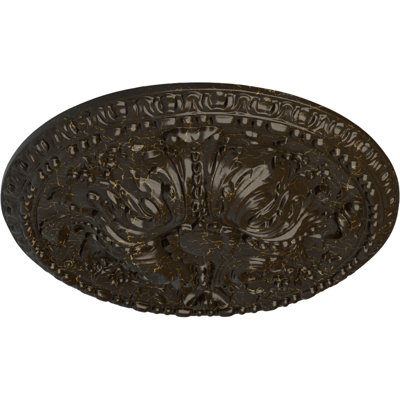Médaillon de plafond 19 5/8 "x P 3/4" P Amelia (convient aux auvents jusqu'à 2 3/8 ")