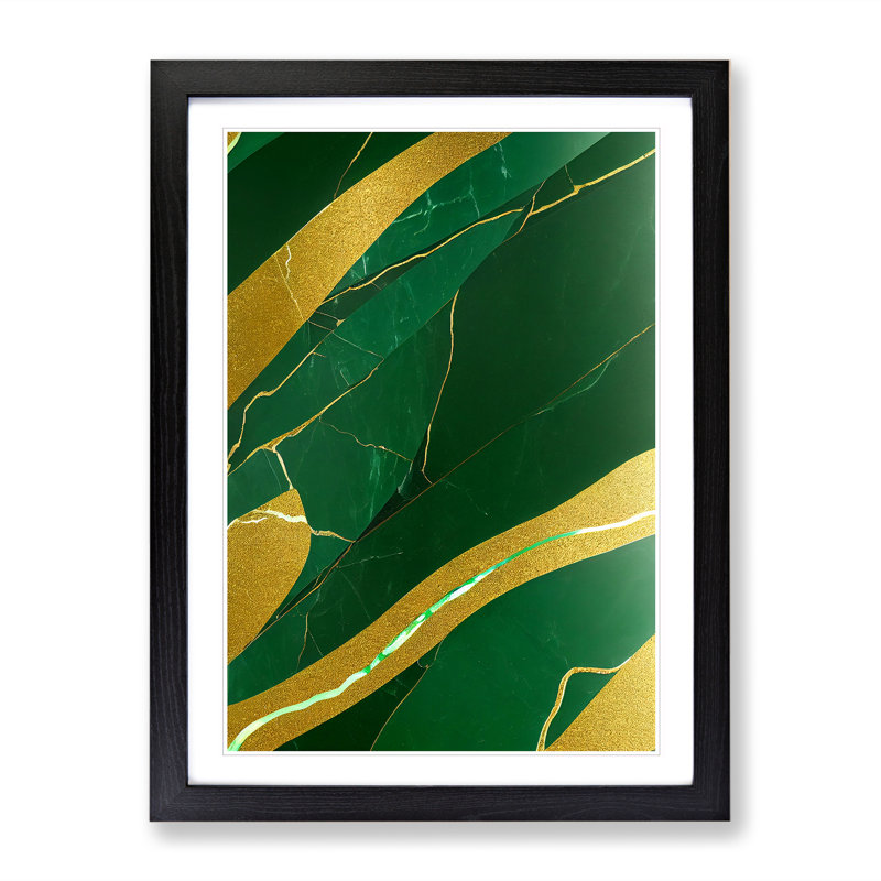 Sensational Abstract No.5 - Framed Print, Black, 64cm H x 46cm W x 2cm D
