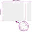 5000 cm W Plastic Border Fencing