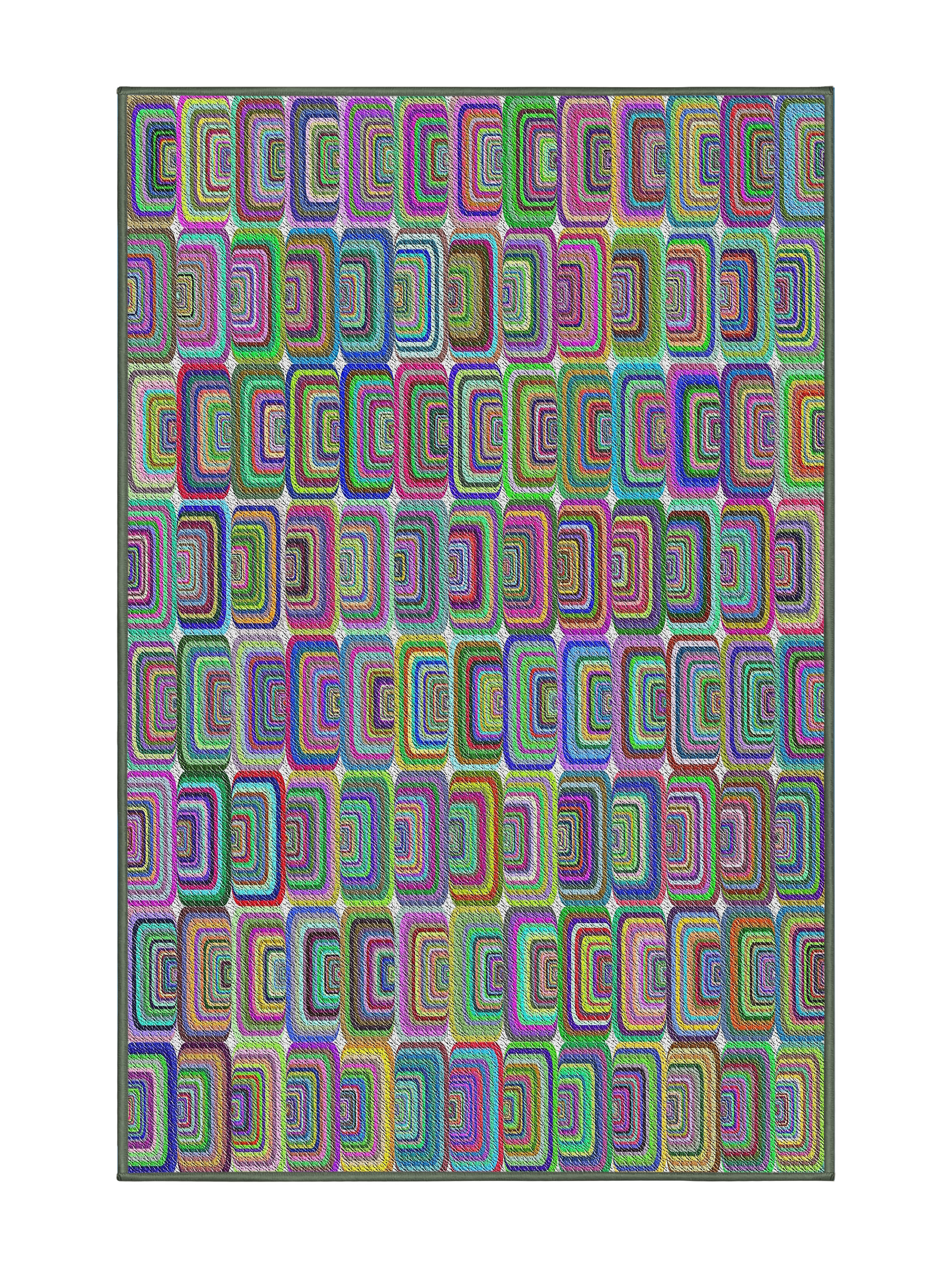 Corrigan Studio Abstract Green/Blue/Pink Area Rug - Wayfair Canada