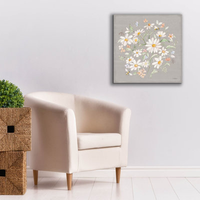  «Daisy Field 6» par Silvia Vassileva, art mural sur toile, 26 po x 26 po