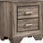 Washed Taupe 2 - Drawer Nightstand, Classic Rectangular Shape, Frame, Dual Drawers For Organized Storage, 27 Inches Tall Bedroom Furniture Style, Build, Ideal Use, And 23.5 Wide