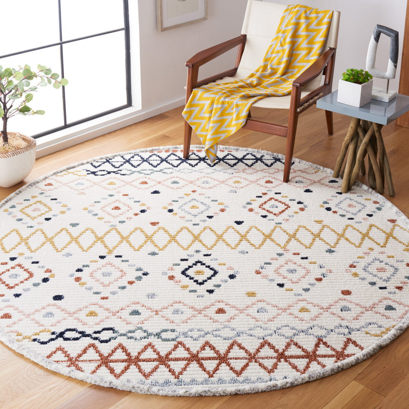 Ajalae Performance Southwestern Rug, Round 6'7"