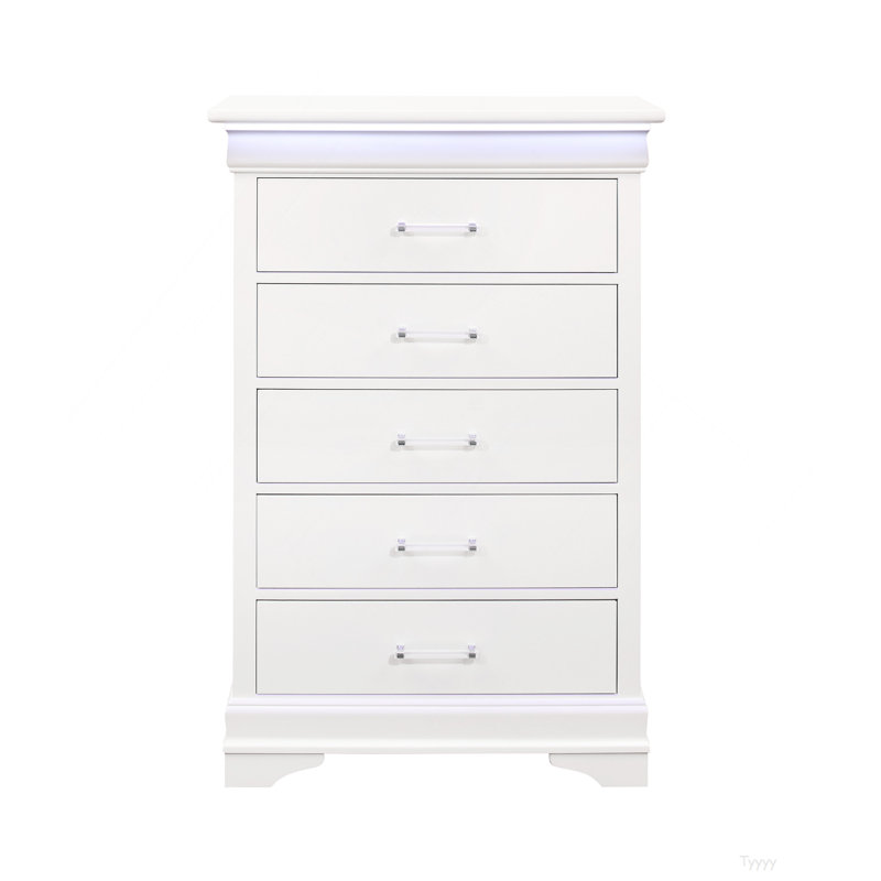 COFFRET BLANC CHARLSTON AVEC DEL, Blanc
