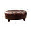 Repose-pieds en cuir Newport