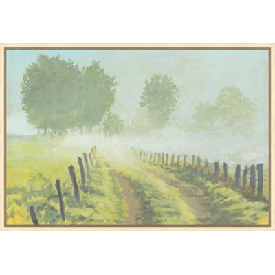 Misty Backroad Print by Sam Nash