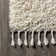 Felicdad Shag Plush Tassel Cream Rug
