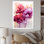 «Blossoming Magenta Bliss», encre aquarelle