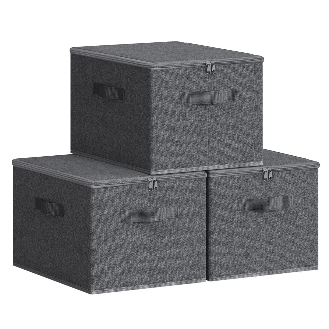 Latitude Run Fabric Decorative Bin