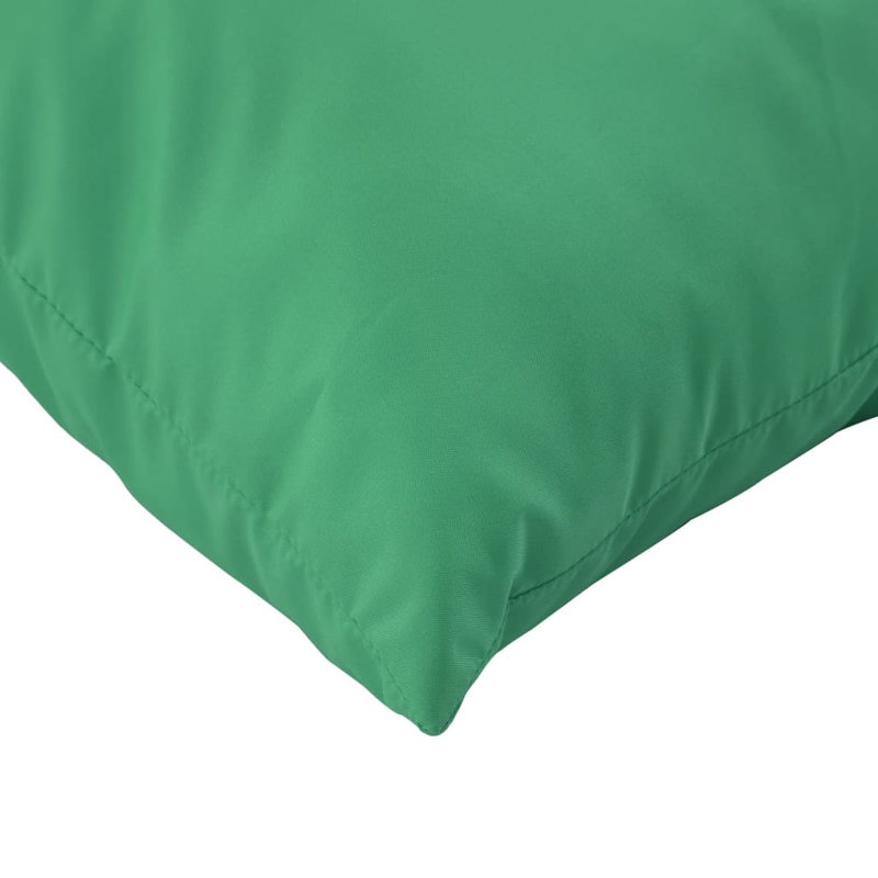 Coussin de canapé 4 pièces Ebern Designs crème 15,7 po x 15,7 po, L 23,6 po x P 23,6 po, Vert