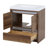30.5" Single Bathroom Vanity With Cultured Marble Top-137724464