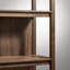 Open Plan Solid Wood Etagere Bookcase-53938327
