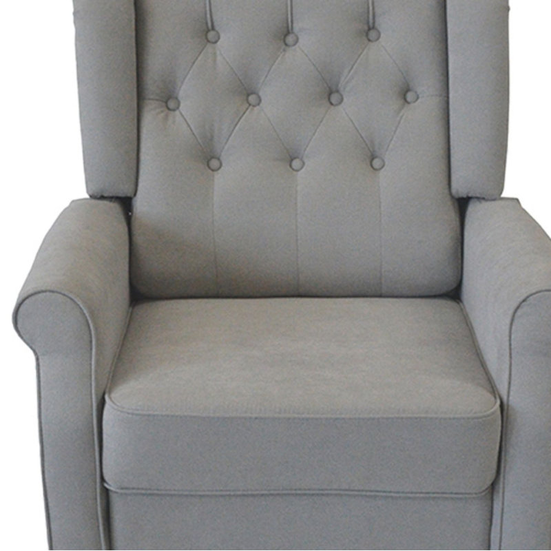 Fauteuil inclinable Statis, Lin gris pâle