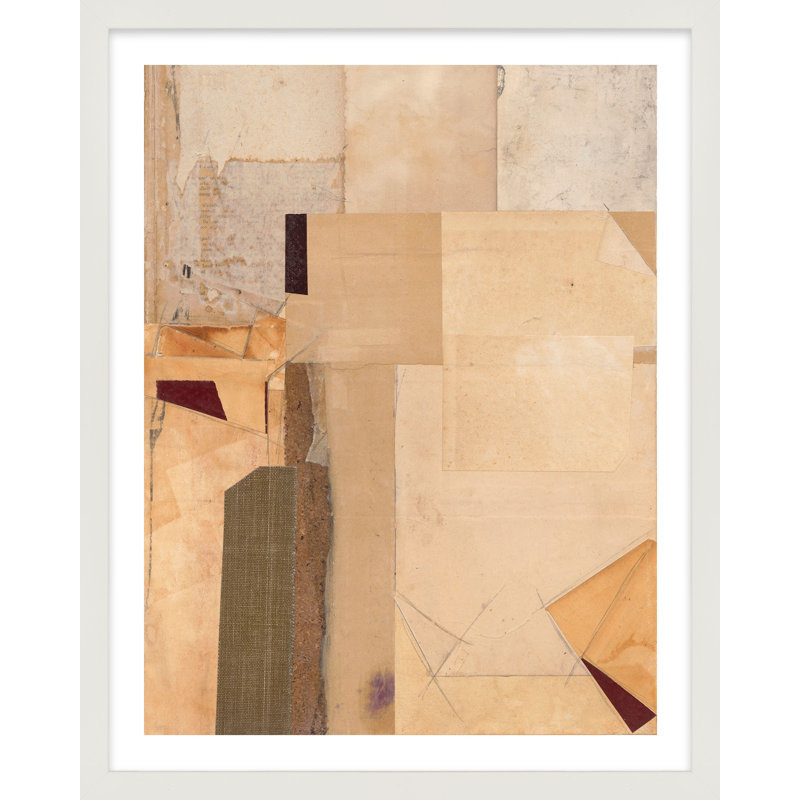 This Light and Shadow par Driftway Studio - Peinture encadrée, Cadre blanc, H 20 po x l 16 po x P 1,25 po