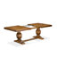 L'ensemble de table de salle à manger 7 pièces comprend une table de salle à manger moderne et 6 chaises de cuisine en lin brun clair avec dossier capitonné - Finition noyer antique-1518952809-1531103680