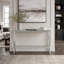 Glass Top Metal Console Table