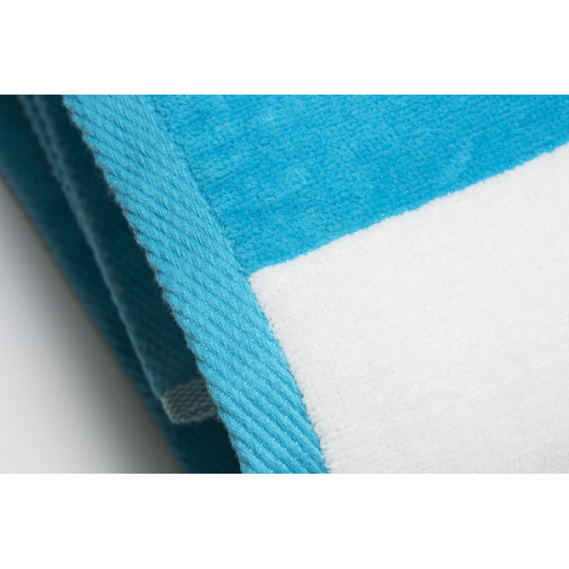 100% Cotton Midweight Beach Towel, Aqua