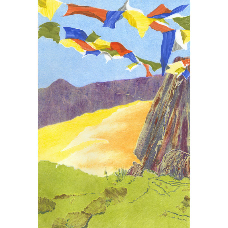 Prayer Flags III by Carolyn Roth - Wrapped Canvas Art Prints, 46cm H x 30cm W x 3.8cm D