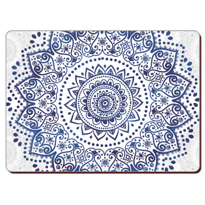 Welles Wood Floral Rectangle Placemat