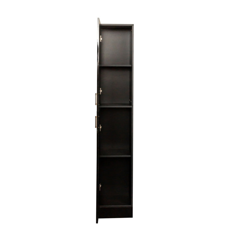 Freestanding  Cabinet With Inadjustable Shelves And Two Doors For Kitchen