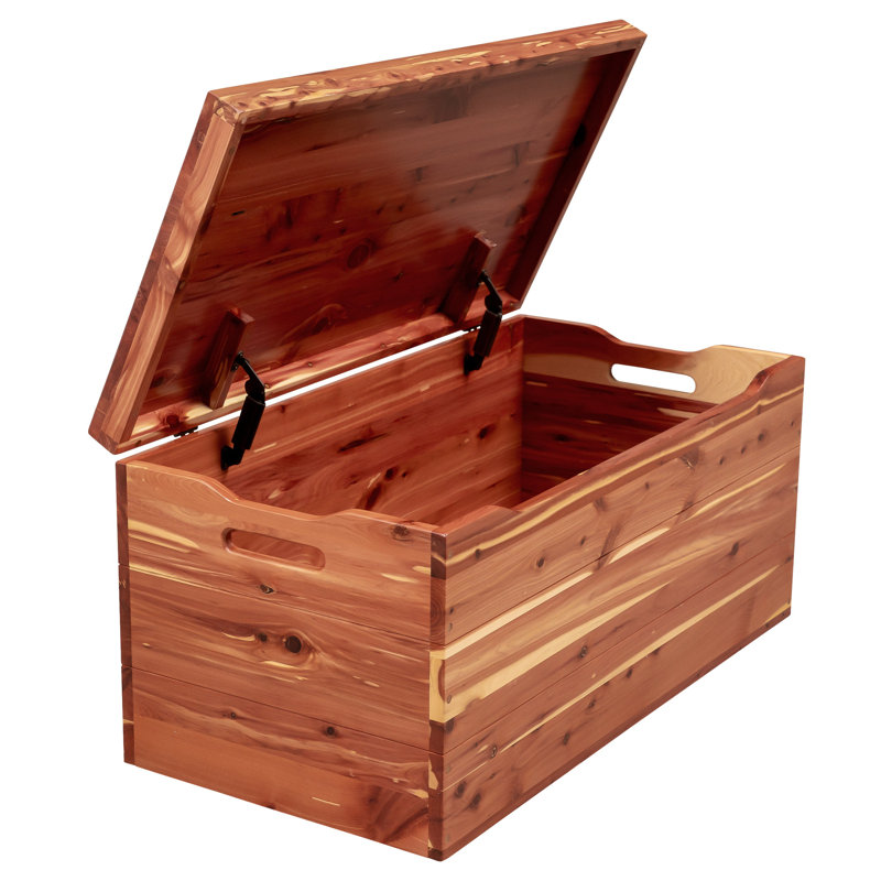 Palmer Cedar Blanket Chest, 42 Inches, Cedar Wood/Natural Stain