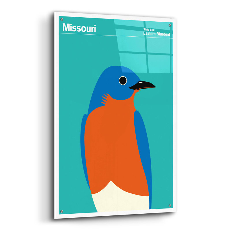 "State Posters MI" par Print Collection, H 36 po x l 24 po x P 0,2 po