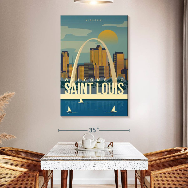 Affiche Aime Saint Louis Arch, H 51 po x l 34 po