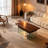 Multifunctional Lift Top Coffee Table - Grain Sticker-2054495220