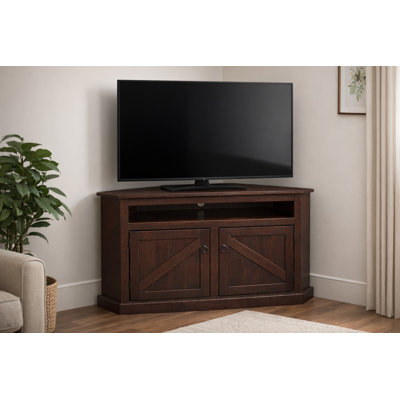Benji Unfinished Corner TV Stand for TVs up to 65"