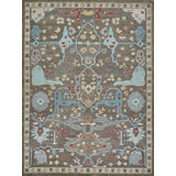 Hamilton hand-tufted New Zealand Wool Navy/Multi Area Rug