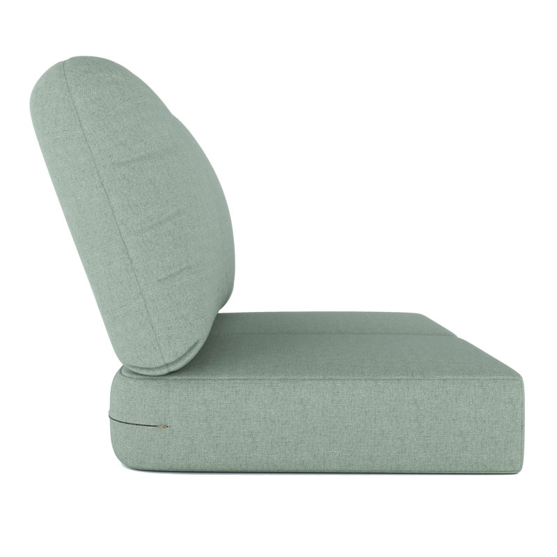 Indoor/Outdoor Sunbrella® Seat/Back Cushion, Canvas Spa Sunbrella® Canvas